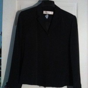 Valerie Stevens Petite Collection Silk Blazer